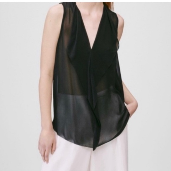 ARITZIA Silk Tank Sheer - Picture 1 of 9